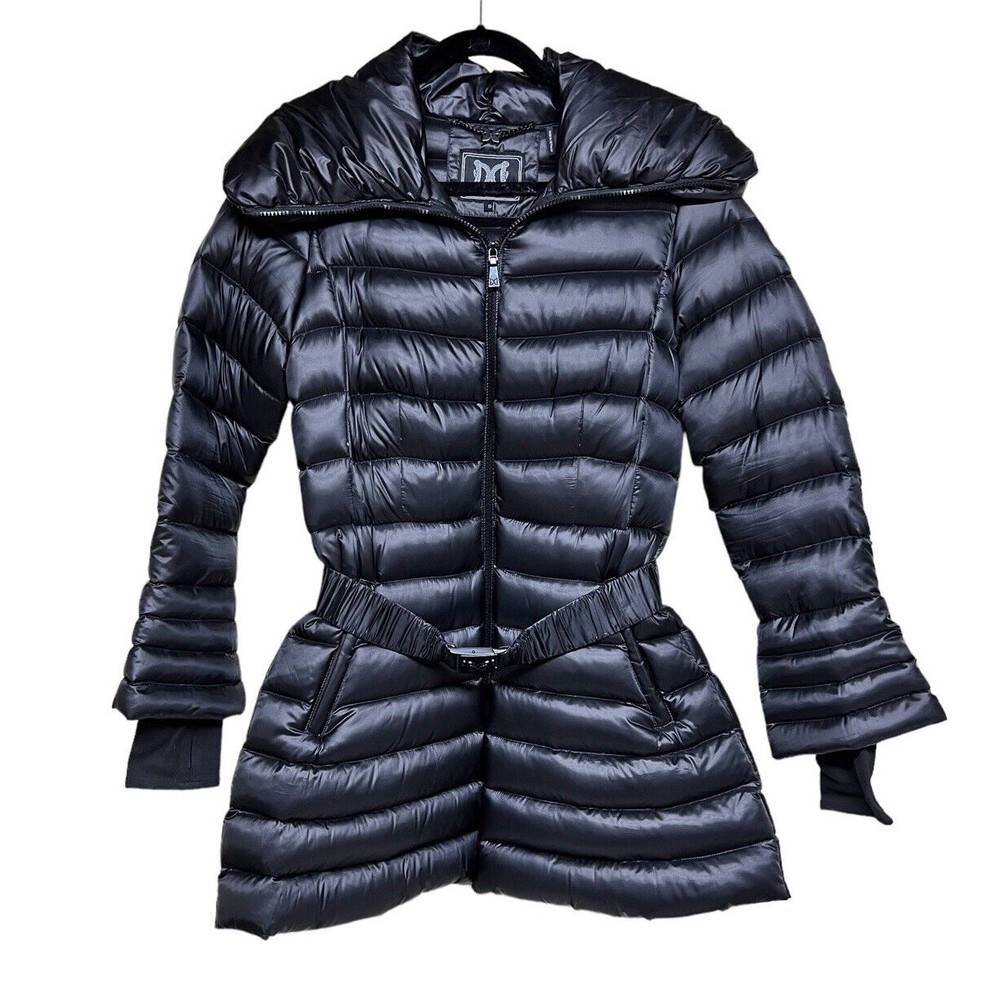 Dawn Levy Judy Blue Down Puffer Jacket Black Women’s‎ Size Small